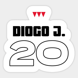 Liverpool Diogo Jota 20 Sticker